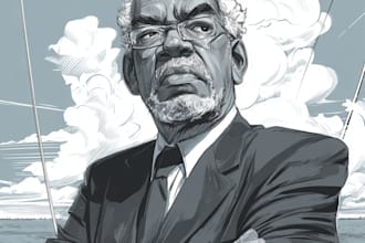 do a political cartoon art