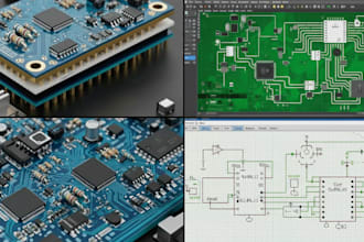 design custom pcb board, pcb layout, circuit design, schematics