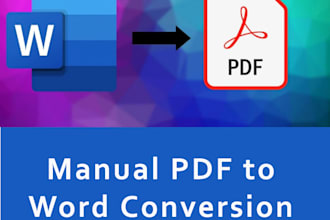do PDF to word conversion