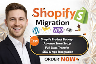 migrate wordpress to shopify wix to shopify website store migration move website