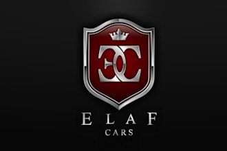 design awesome luxury cars showroom logo