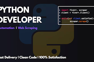 code python bot, web scraper, automation script