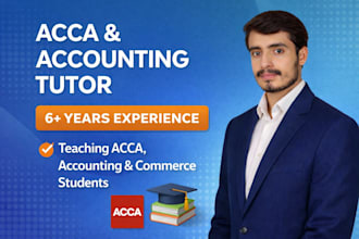 be your expert tutor for accounting and commerce subjects