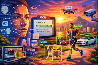 do real time computer vision, ocr segmentation, object detection motion tracking