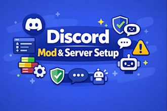 moderate your discord server or create one from scratch