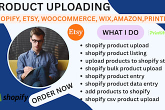 upload products to your shopify etsy bigcartel store with 100 accurate details