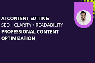 edit ai content for SEO, clarity, and professional use