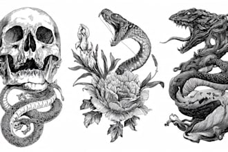 create custom realism tattoo design