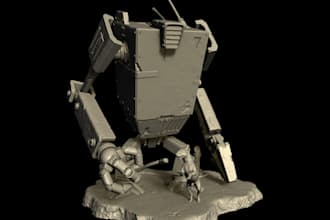 create any 3d model digital sculpt