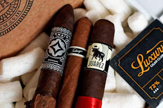 do cigar label, cigar ring, cigar box and cigar logo design