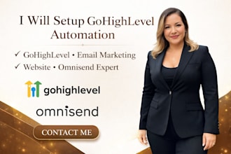 setup gohighlevel automation gohighlevel email marketing website omnisend expert