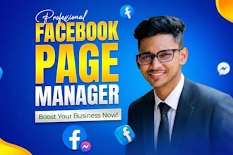 be your facebook page manager and content creator