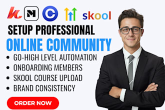 skool community manager skool course creation skool setup skool online course
