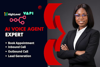 develop custom ai calling agent ai voice agent with gohighlevel and n8n vapi ai