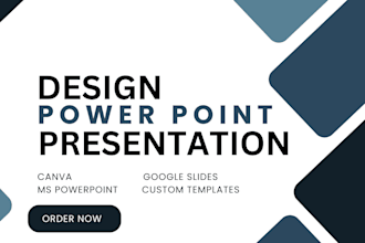design powerpoint presentation for you