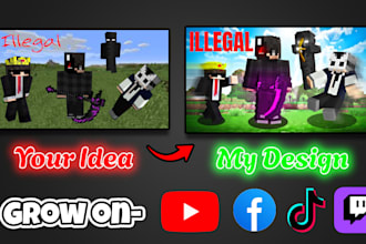 create professional clickbait minecraft thumbnail