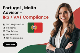 ein tax id, llc registration, cps file, nif, vat registration in portugal, malta