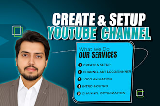 create and setup youtube channel
