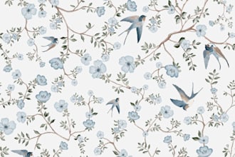 create custom seamless surface pattern designs and murals
