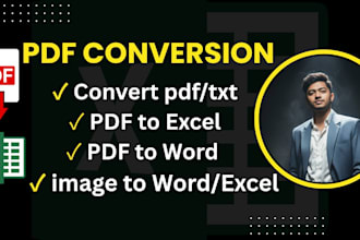 convert PDF to excel, CSV or google sheets with 100 accuracy