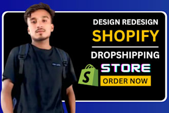 redesign your shopify website professinally