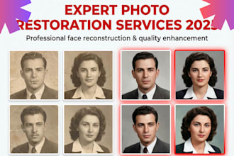 restore old photos repair damaged picture fix scratches colorize black and white