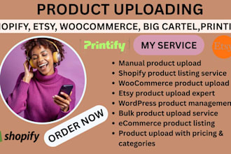 manually upload products with correct specs, pricing, images, and categories