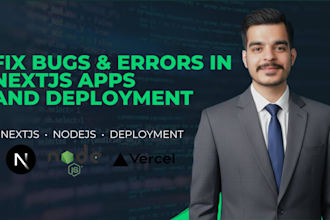 fix nextjs and nodejs build, runtime, and deployment errors