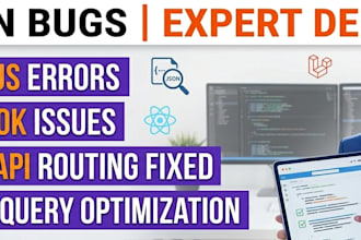 fix bugs and errors in your mern stack project quickly