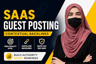 build saas guest post contextual backlinks on authority sites