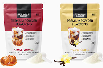 design premium product packaging, mylar bag and pouch