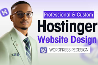 hostinger website development, hostinger wordpress horizon website design