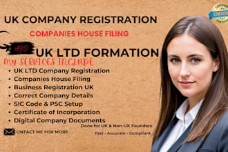 do UK company registration and companies house filing