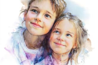 do watercolor painting as realistic painting