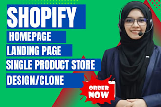 design redesign shopify homepage product landing page  by pagefly gempages replo