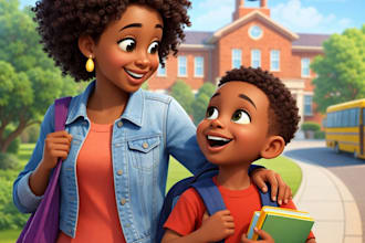 do children book illustrator and book cover designer