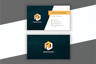 design professional business card, flyer and print design