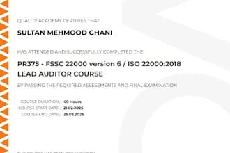 provide audit ready haccp documentation for food businesses