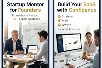 be your startup mentor for mvp, saas and business strategy