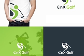 professional golf logo design for your brand or team