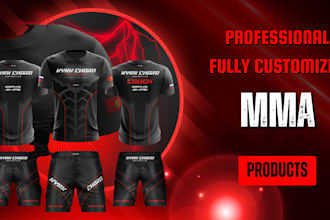 create unique MMA rashguard fighting sublimation shorts and fight wears