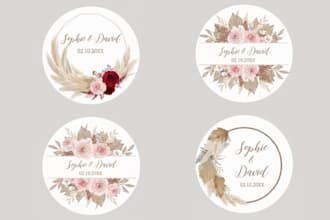 do wonderful floral, garden, botanical, flower shop, female, pink logo design