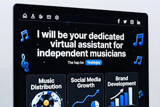 be your dedicated virtual assistant for independent musicians