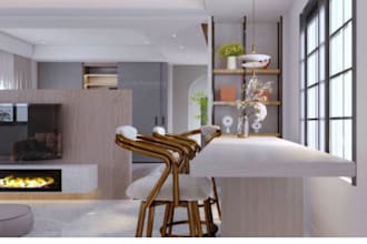 design interior and lighting with stunning 3d renderings