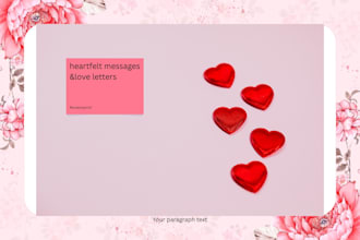 express emotions through heartfelt writing