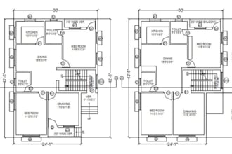 design 2d floor plan architectural sketch house floor plan drawing permit scaled