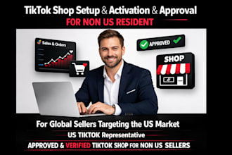 create USA tiktok shop setup tik tok shop tiktok shop manager for non USA