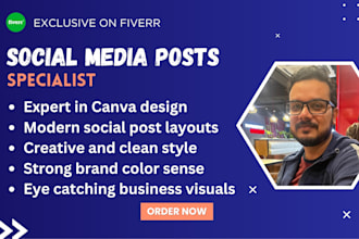 make modern canva posters,flyers and banners for online business