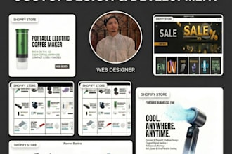 create and customize a professional shopify store
