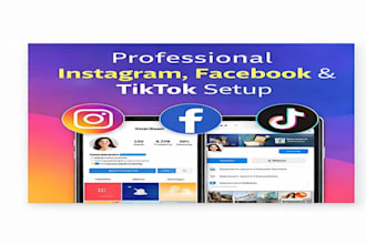 create and manage social media profiles with content and visuals